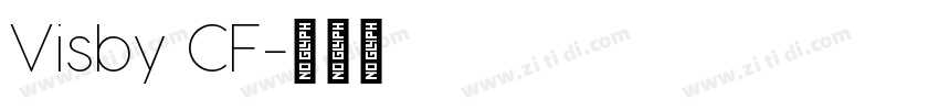 Visby CF字体转换